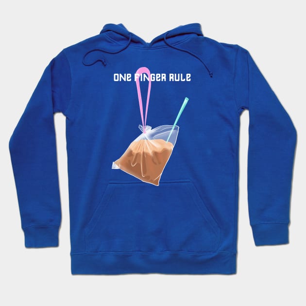 The One Finger Rule Hoodie by SiamGX